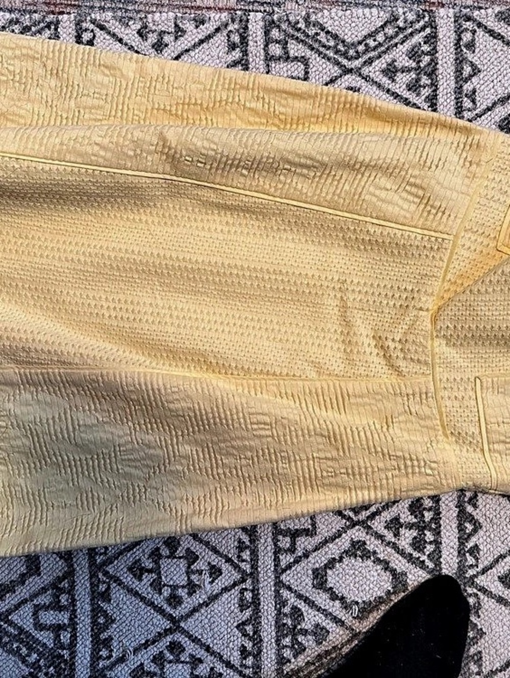 tibi Yellow Mini Skirt Size 4 Like New